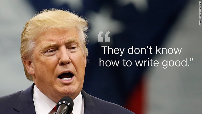 Donald Trump says The New York Times doesn't 